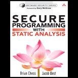 Secure Programming With Static Analysis   With CD