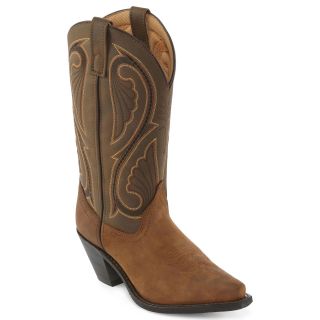 Laredo Canyon Womens High Heel Fashion Cowboy Boots, Brown