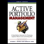 Active Portfolio Management  A Quantitative Approach for Producing Superior Returns and Controlling Risk