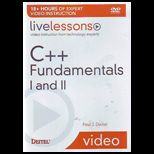 C++ Fundamentals I and II Dvd (Software)