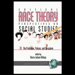 Critical Race Theory Perspectives On