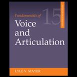 Fundamentals of Voice and Articulation