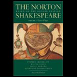 Norton Shakespeare Volume 2  Later Plays
