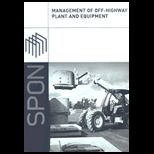 Management of Highway Plant and Equipment