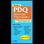 Mosbys Pdq for Massage   PageBurst