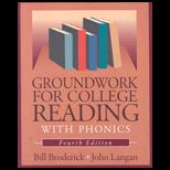 Groundwork for College Reading With Phonics