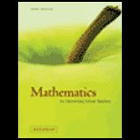 Mathematics for Elementary School Teachers   Package