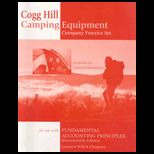 Fundamental Accounting Principles   Cogg Hill Camping Equipment Company Practice Set