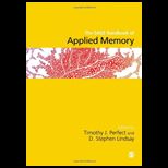 Sage Handbook of Applied Memory