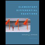 Elementary Differential Equations   Text Only