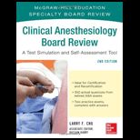 Clinical Anesthesiology Board Review