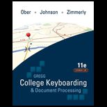 Gregg College Keyboarding and Document Processing Lesson 1 60 Pkg.