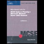 Web Based Labs for MCSE Guide to Planning a Microsoft Windows Server 2003 Network CD (New)