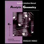 Analytic Geometry, Student Solution Manual