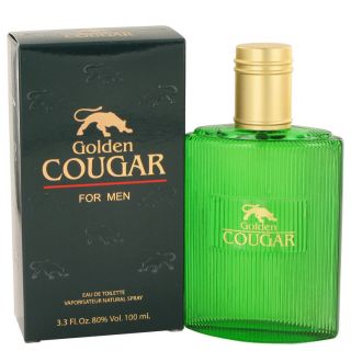 Golden Cougar for Men by Paris Perfumes EDT Spray 3.4 oz