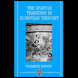 Spartan Tradition in European Thought