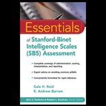 Essentials of Stanford Binet Intelligence Scales (SB5) Assessment