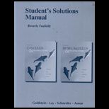 Calculus and Its Applications   Student Solution Man