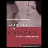 Readings in Gender Communication