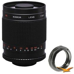 Rokinon 500M   500mm f/8.0 Mirror Lens for Nikon