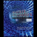 Matrix Methods Applied Linear Algebra
