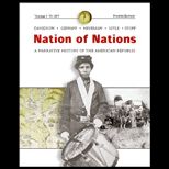 Nation of Nations  A Narrative History of the American Republic, Volume I / With CD ROM