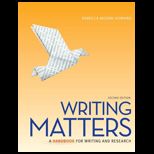 Writing Matters, Tabbed (Comb)