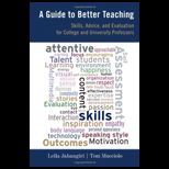 Guide to Better Teaching