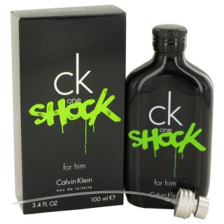 Ck One Shock for Men by Calvin Klein EDT Spray 3.4 oz