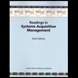 Readings in Systems Acquisition Management SM421 Spring 2011 USMA (Custom)