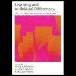 Learning and Individual Differences  Process, Trait, and Content Determinants