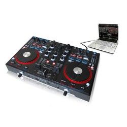 Technical Pro DMXU90C Professional USB DJ Mixer Controller with Audio Interface
