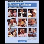 Essentials for the Nursing Assistant in Long Term Care, Student Workbook