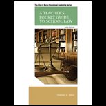 Teachers Pocket Guide to School Law