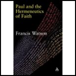 Paul and Hermeneutics of Faith