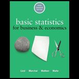 Basic Statistics for Business and Economics With Cd and Access (Canadian)
