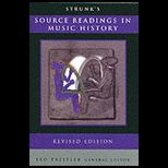 Strunks Source Reading in Music History