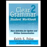 Clear Grammar 2 Student Workbook