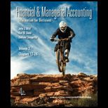 Financial and Managerial Accounting, Volume 2