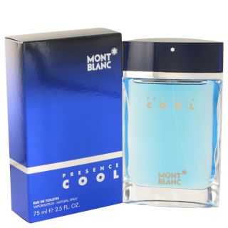 Presence Cool for Men by Mont Blanc EDT Spray 2.5 oz