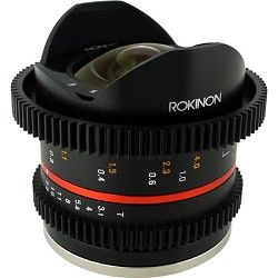 Rokinon 8mm T3.1 Cine Fisheye Lens for Sony E Mount