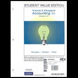 Financial and Managerial Accounting, Chapter 1 14   With Access