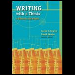 Writing with a Thesis A Rhetoric and Reader