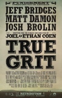 True Grit 2010 Original Rolled Movie Poster