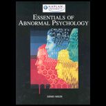 Essentials of Abnorm. Psych.  With CD (Custom)