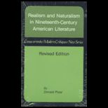 Realism and Naturalism in 19th Cent. Amer