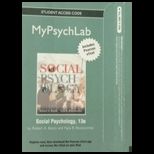 Social Psych. Mypsychlab Etxt Access Crd