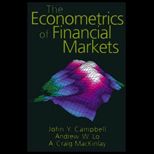 Econometrics of Financial Markets