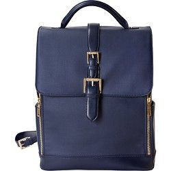 Elite Brands Isaac Mizrahi KATHRYN Full Size Coated Canvas Camera Backpack   B