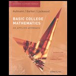 Basic College Mathematics An Applied Approach Student Support Edition